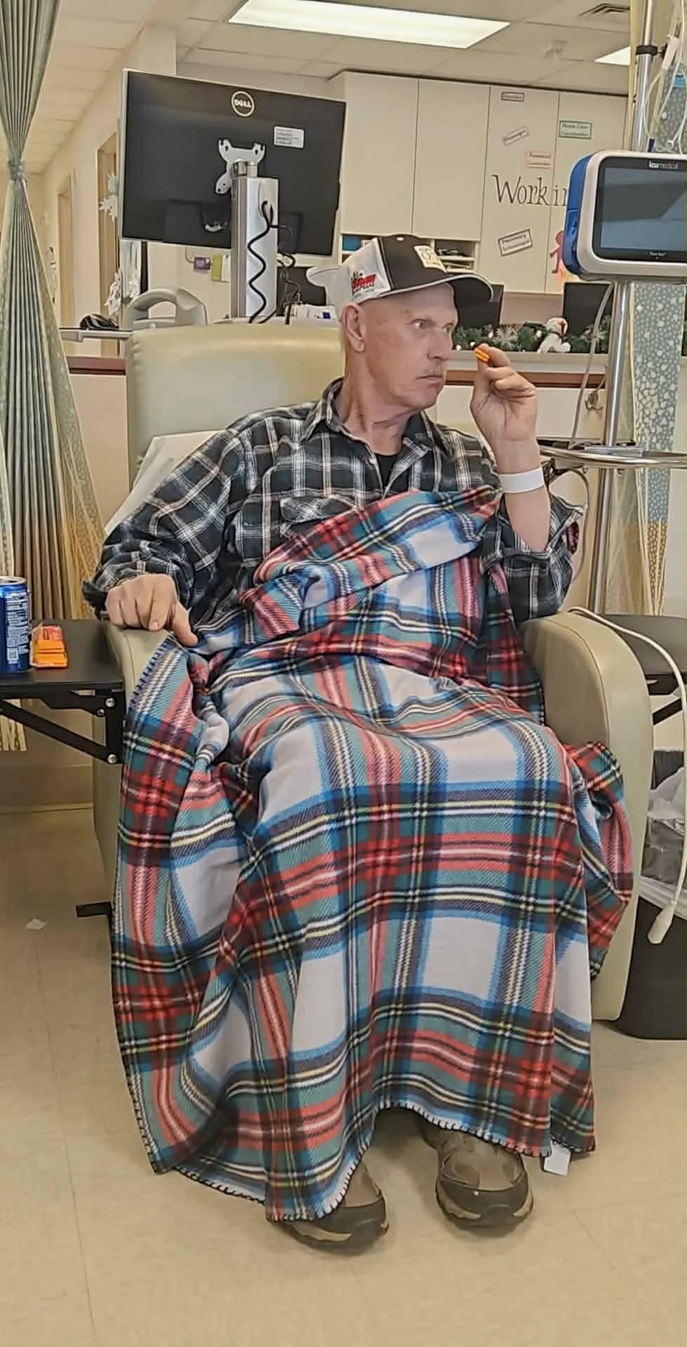 Daniel Whitsel during treatment