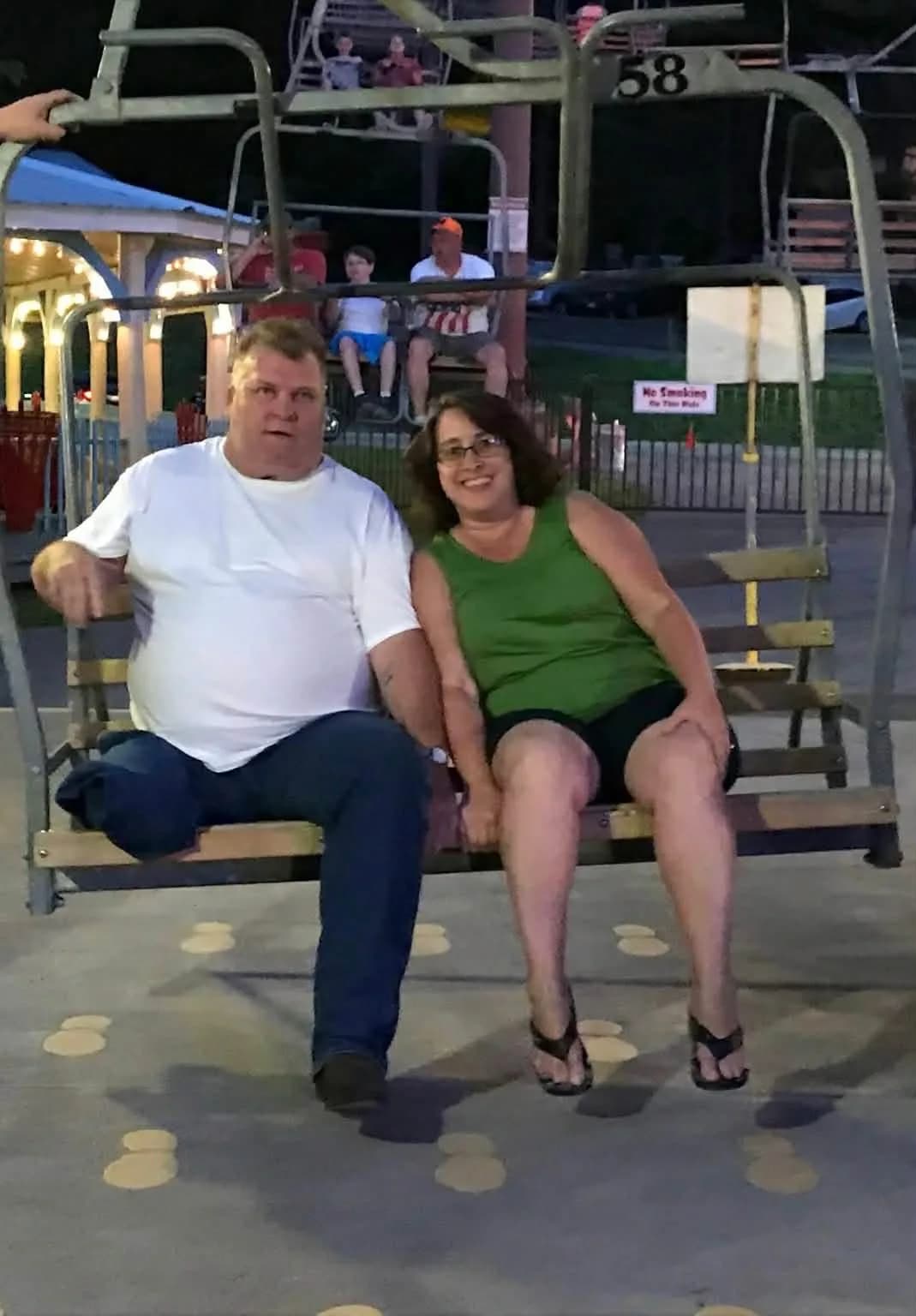 Herbert Cave with a loved one