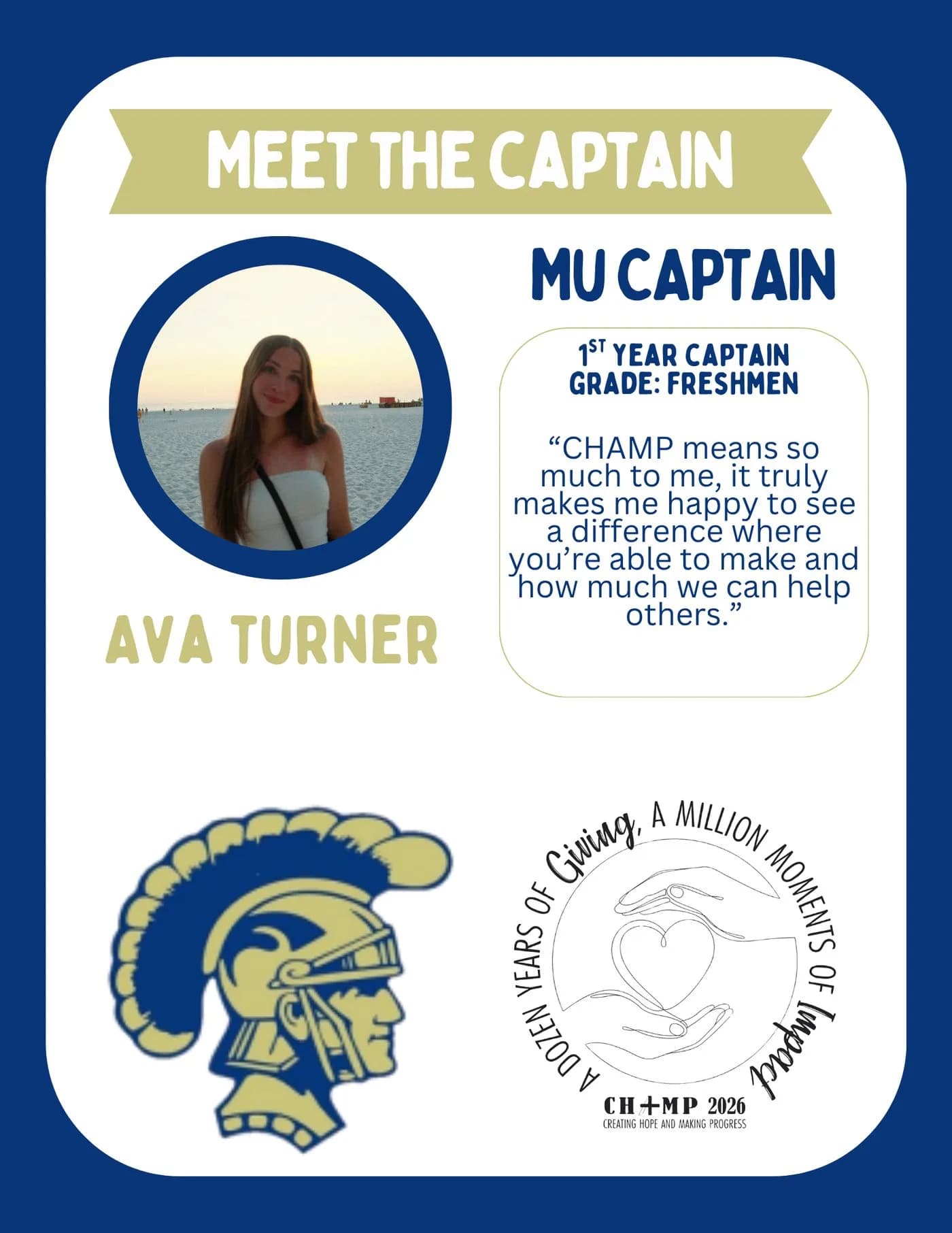 Ava Turner, Mount Union CHAMP captain 2025