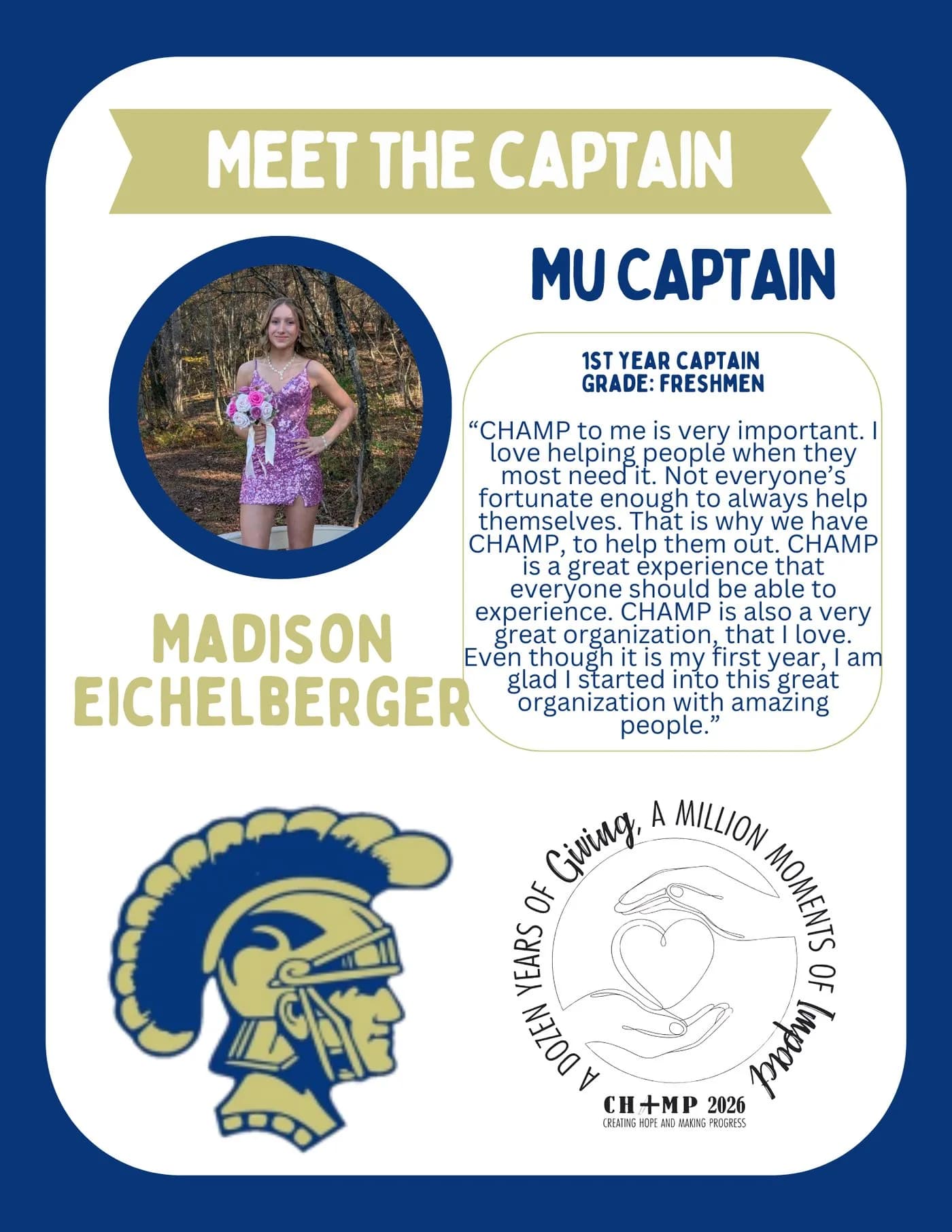 Madison Eichelberger, Mount Union CHAMP captain 2025